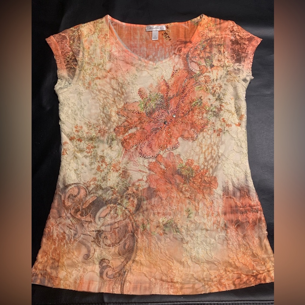 Dressbarn short sleeve blouse - Size M